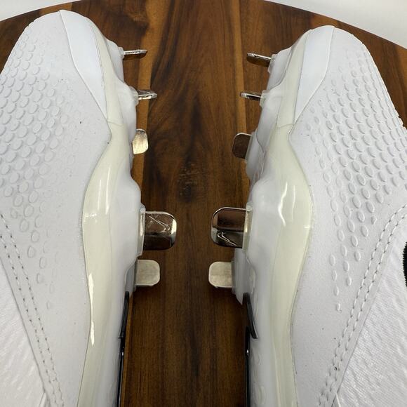 Nike Hyperdiamond 4 Elite Womens Size 9.5 Softball Cleats White Metal React NEW - Picture 10 of 13